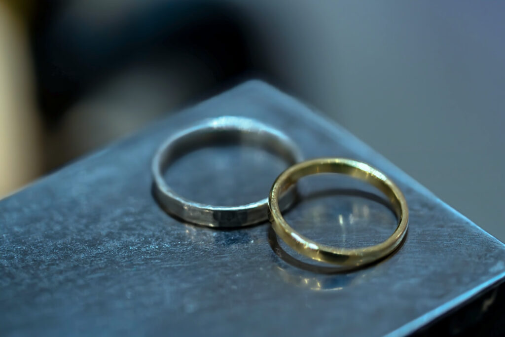 二人で手作りする結婚指輪輪　アクターサービスについてのリングの画像