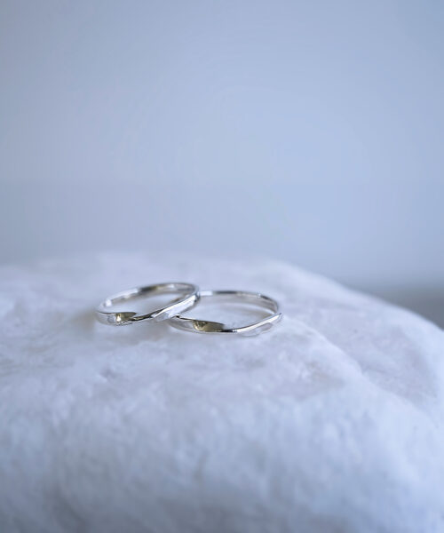 ふたりで手作りする結婚指輪　プラチナリング