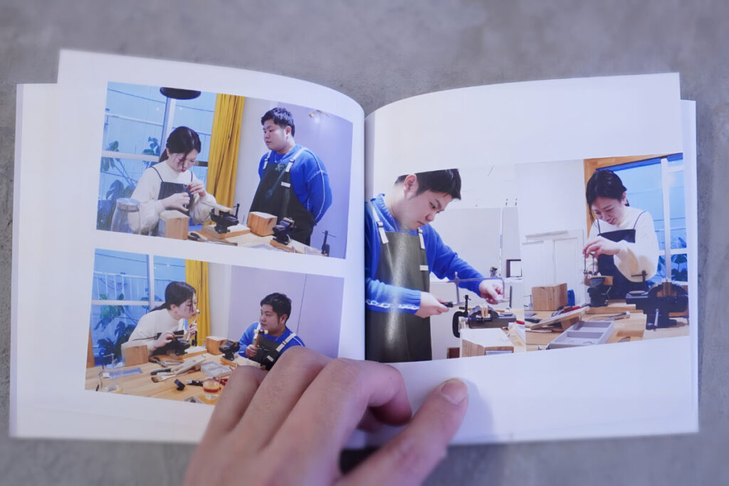 結婚指輪作りの思い出のつまったフォトブック